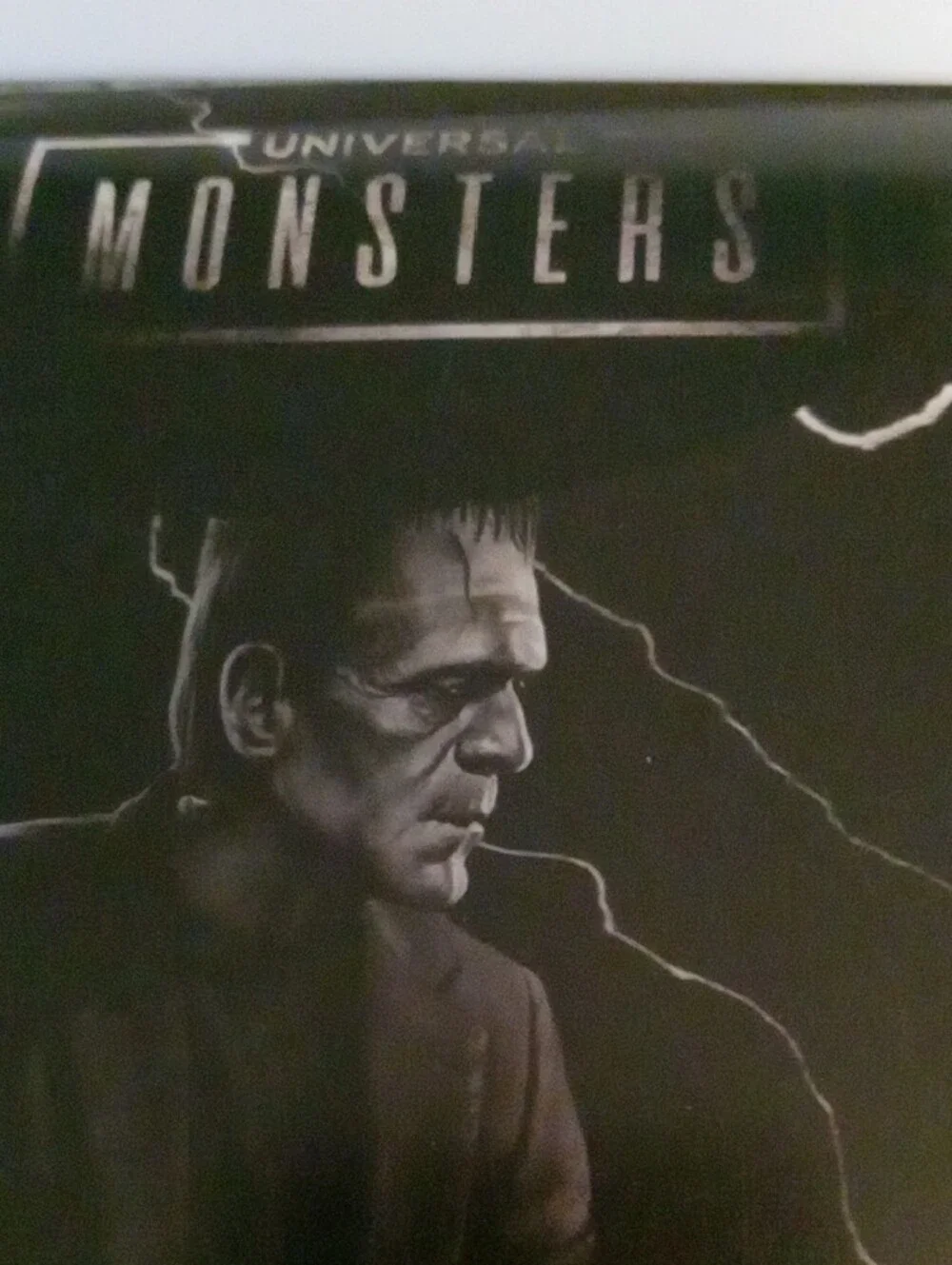 Frankenstein Graphic Shower Curtain - Green & Black